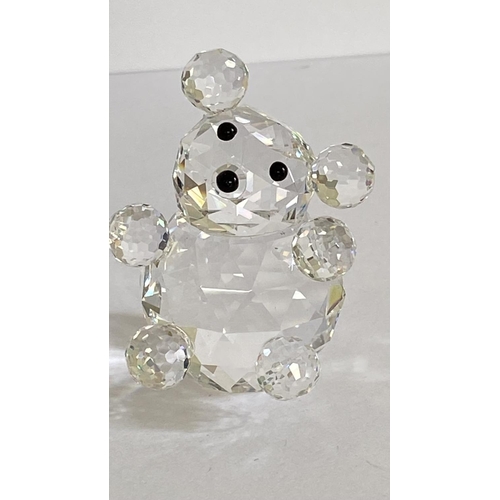 224 - ASFOUR Diamond Crystal PbO30% Miniature Bear Figurine Ornament (Unused)