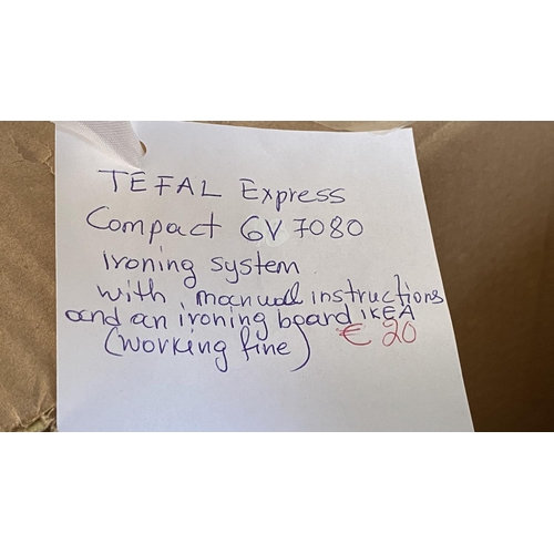 252 - Tefal Express Compact GV7080 Ironing System and Other