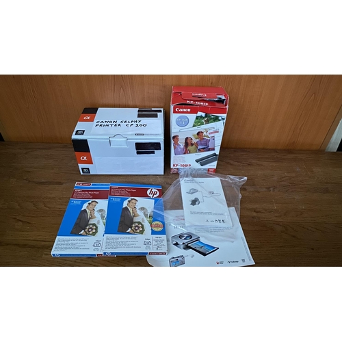 279 - Canon CP200 Selphy Printer with Accessories