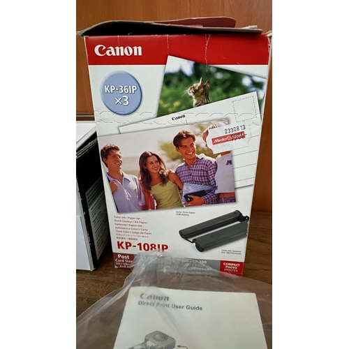 279 - Canon CP200 Selphy Printer with Accessories