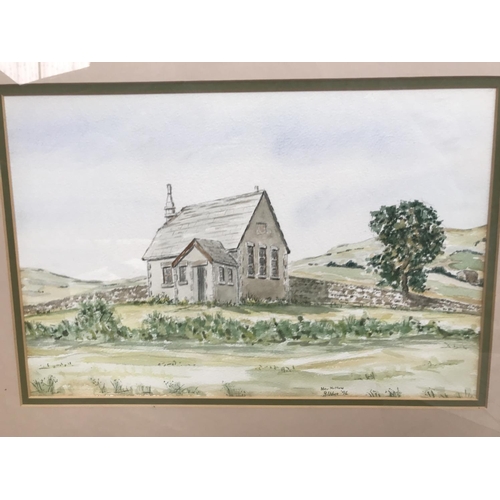 285 - Usher New Hutton 94 Watercolor Painting (49 x 38cm)