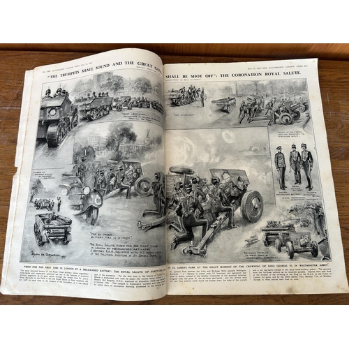 240 - Vintage 1937 Illustrated London News Book Full of Gravures of 1937 Coronation Ceremony