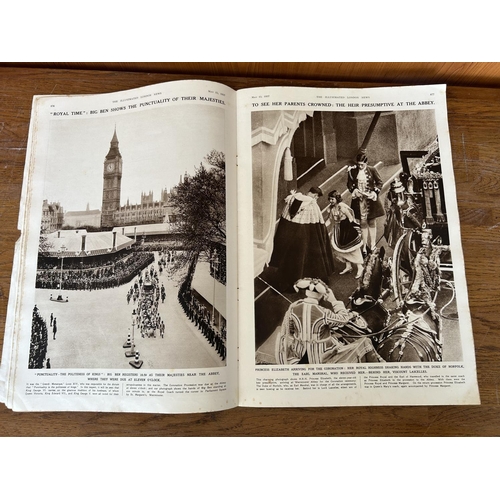 240 - Vintage 1937 Illustrated London News Book Full of Gravures of 1937 Coronation Ceremony