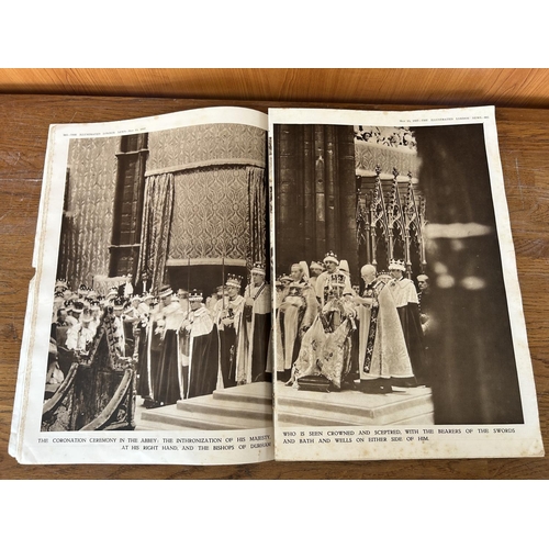 240 - Vintage 1937 Illustrated London News Book Full of Gravures of 1937 Coronation Ceremony