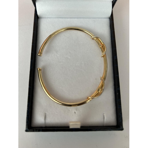 89 - Tiffany Style Design Silver Gold Plated Bracelet - Taken Back on 22/4/2024