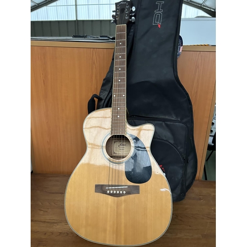 107 - Fina FF-704 CEQ Acoustic Guitar in Case