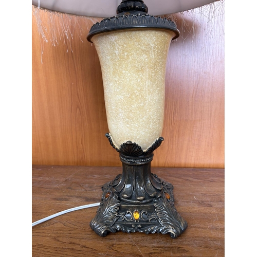 149 - Large Vintage Ceramic Table Lamp (63cm H.) - Taken Back on 22/4/2024