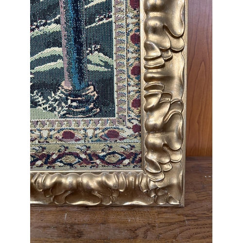 219 - Religious Depiction in Framed Tapestry (58 x 75cm) - Taken Back on 22/4/2024