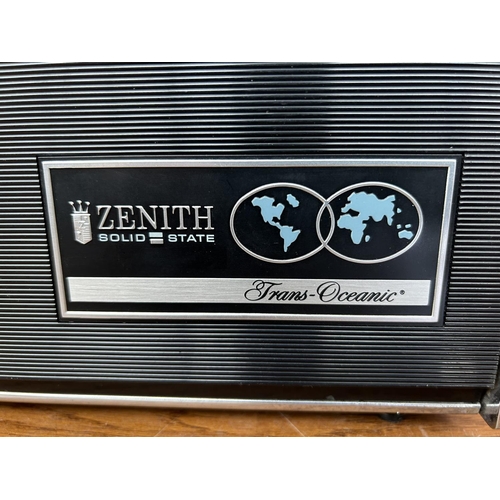 100 - Vintage Zenith Solid State Trans-Oceanic Radio (No Power Cable, Untested)