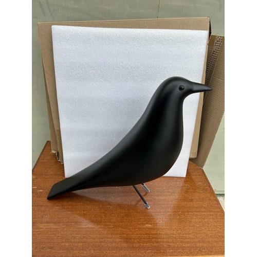 506 - Edimass Wooden Bird Birch Figure in Box (A/F)