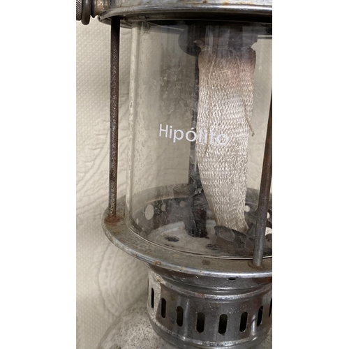 158 - Anchor Trademark Hipolito Ship Kerosene Lamp