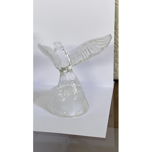 244 - x2 Crystal Bird Figurines on Frosted Base - Taken Back on 1/6/2024