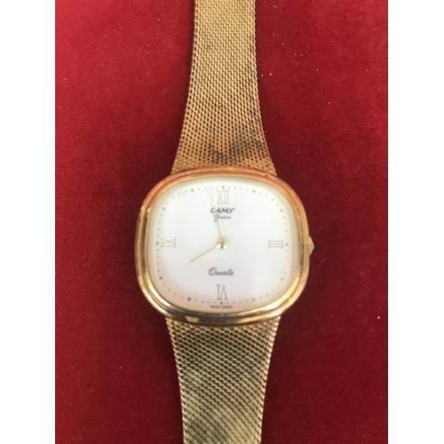 596 - Vintage Camy Quartz Bracelet Watch (Untested)