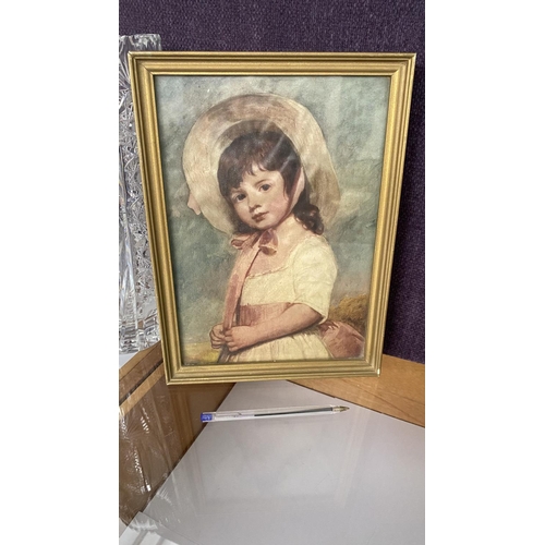6 - Vintage Reproduction of 'Miss Juliana Willounghby' by 'Geoge Romney' (22 x 30cm)