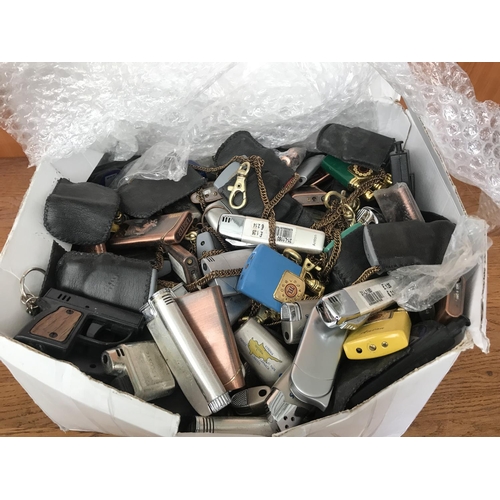 40A - Large Collection of 225 Cigarette Lighters