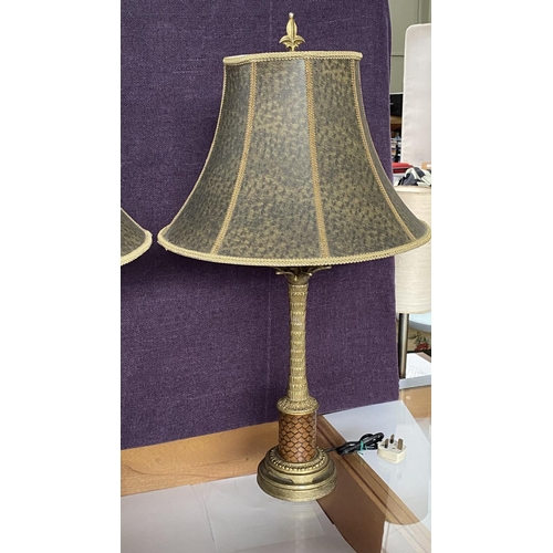 10 - x2 Beautiful Palm Tree Table Lamps (77cm H./each)