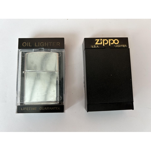 116 - x2 Zippo and Zippo Like Collectable Lighters