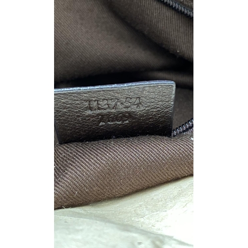 150 - Gucci Monogram Canvas Ladies Bag, Serial Number 113754/1669