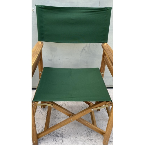 3 - x2 Green Director's Chairs