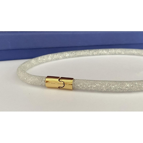 66 - Swarovski Crystal Stardust Double Wrap Bracelet or Choker Necklace (Unused, in Box)