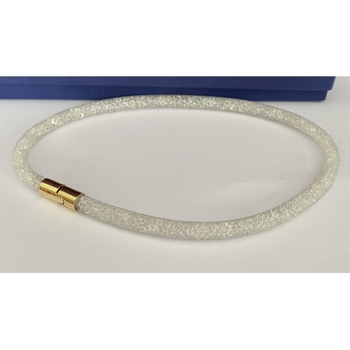 66 - Swarovski Crystal Stardust Double Wrap Bracelet or Choker Necklace (Unused, in Box)