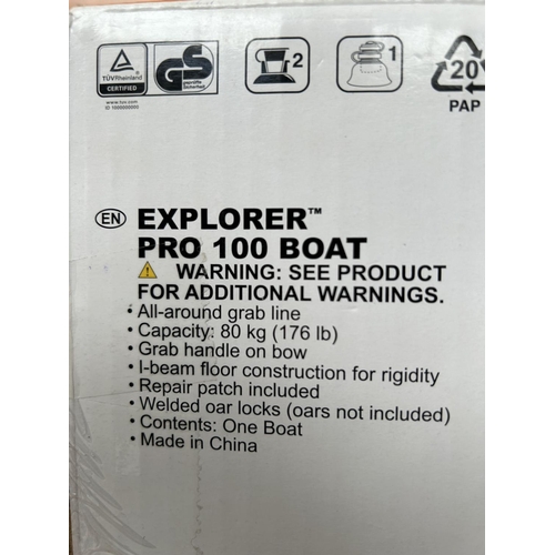 81 - Intex Explorer Pro 100 Inflatable Boat