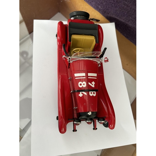 76 - Polistil Diecast Alfa Romeo 1750 Model Car Made in Italy on Scale 1:18