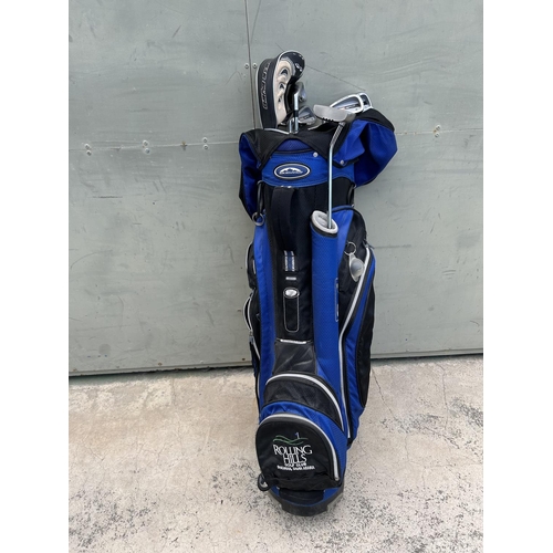 86 - 'Sun Mountain' Golf Bag with Qty of Golf Sticks