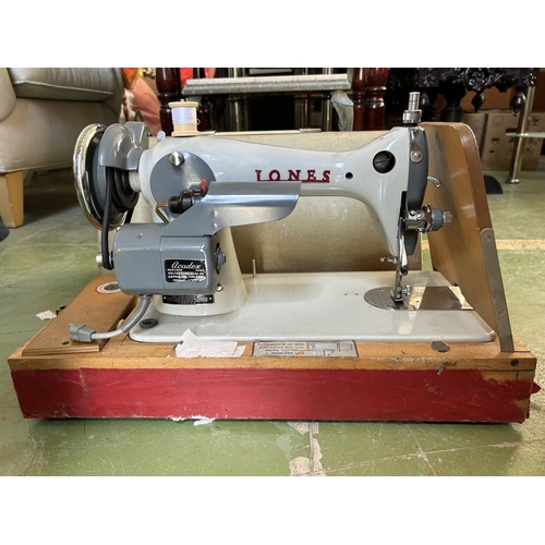 96 - Retro Jones Counter Top Heavy Duty Sewing Machine