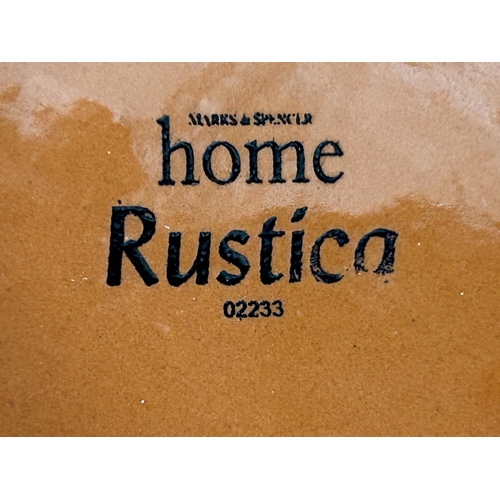 615 - Large Rustica Hand Made Round Platter (40cm Diameter)