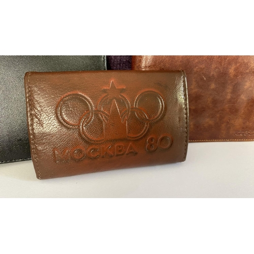 120 - x3 Leather Wallets/Purses