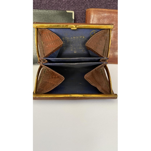 120 - x3 Leather Wallets/Purses