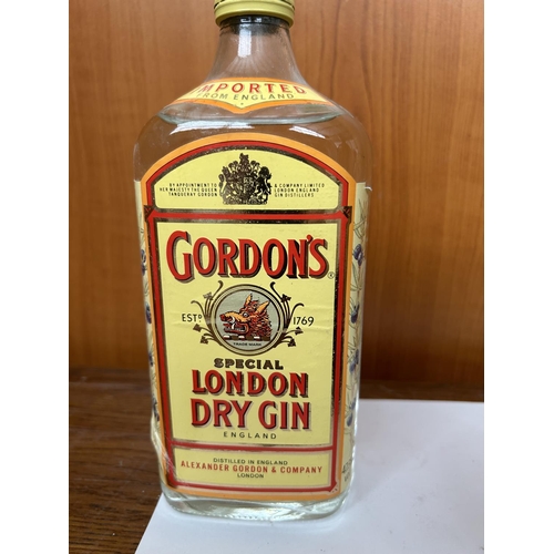 14 - Gordon's Dry Gin 75Cl (x2) and Ballantine's Finest Scotch Whisky 1L