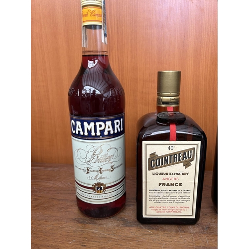 45 - Cointreau France, Campari, Tia Maria Liqueur and Bols Cherry Brandy