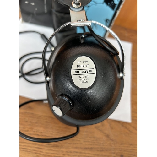 80 - Sharp Stereo Headphones HP-300