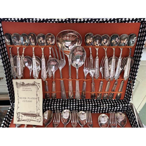 592 - Set of 51-Piece Silver Plated Canteen of Cutlery  (Unused)