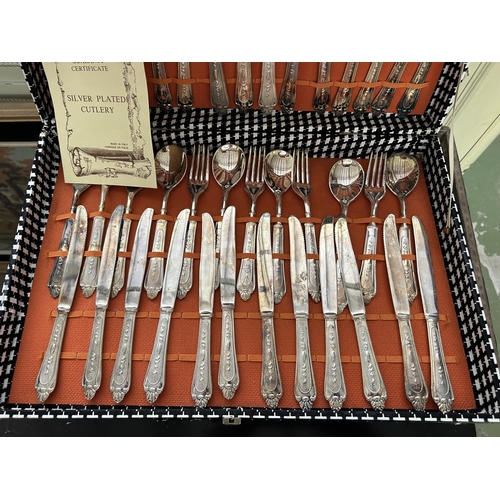 592 - Set of 51-Piece Silver Plated Canteen of Cutlery  (Unused)