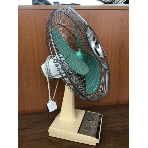 4A - Vintage KDK Custom Deluxe Industrial Oscillating Fan