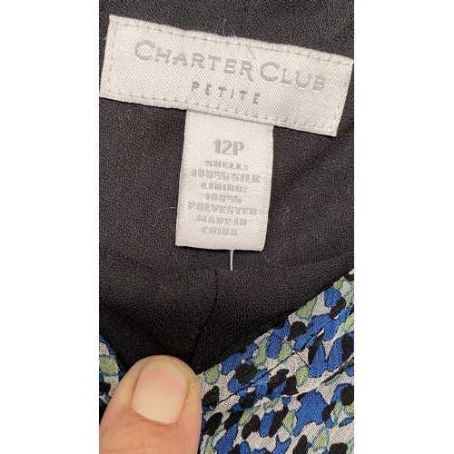 127 - Charter Club Women's Silk Lined Pull on Skirt Size Petite 12P (Unused)