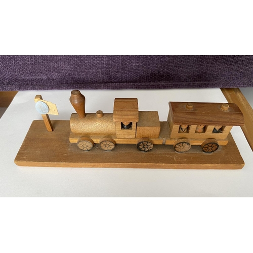 120 - Wooden Decorative Train Model (22cm L.)