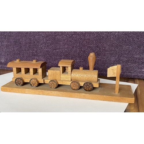 120 - Wooden Decorative Train Model (22cm L.)