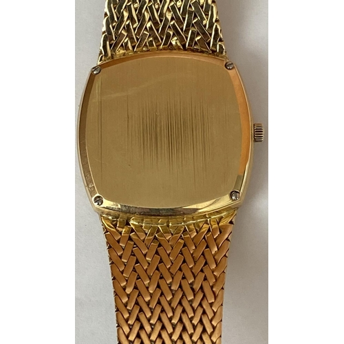 66 - Omega Automatic Factory Overhauled 18k Yellow Gold Wristwatch (93.6gr the Piece)