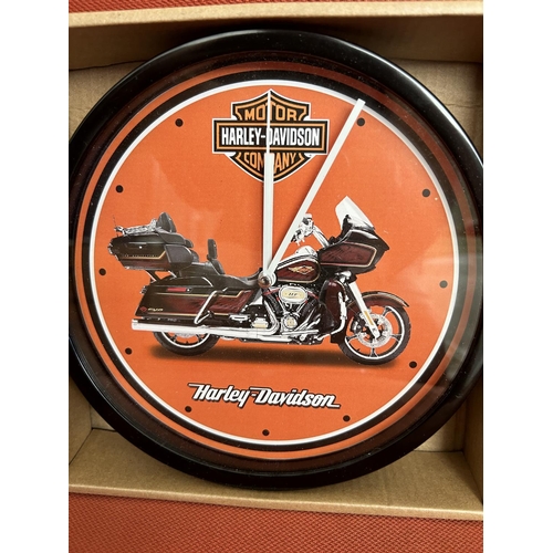 140 - Harley Davidson Wall Clock