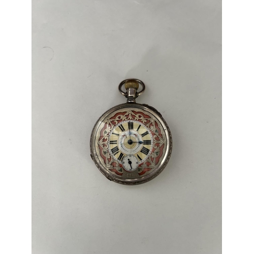 217 - Large Remontoir Cylinder Pocket Watch