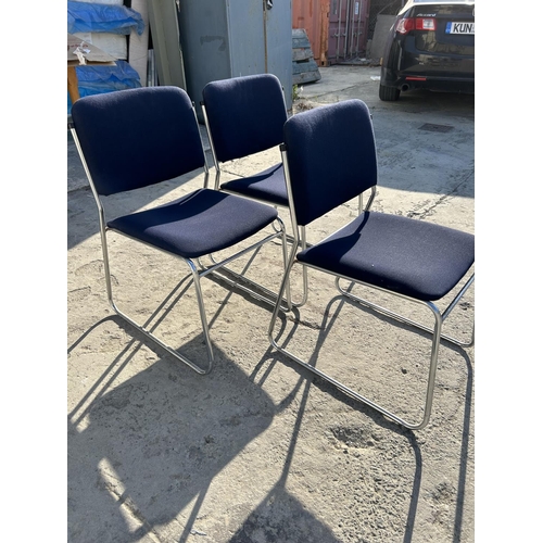 221 - x3 American Office Waiting Room Chairs