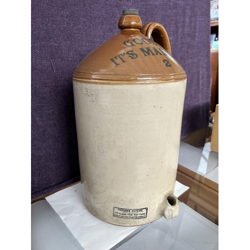 63 - 'Good It's Mason's' Large Vintage Cider Bottle (40cm H.)