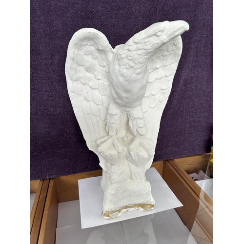 228 - Large Eagle Sculpture Art Figure (48cm H.)