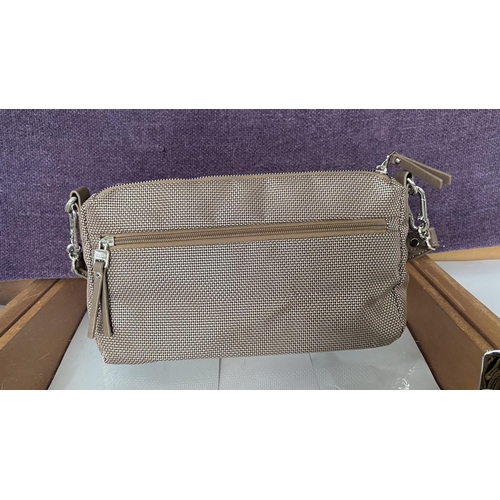 160 - Swiss Made Suri Frey Ladies Hand/Cross Body Bag' Taupe Color (Unused)