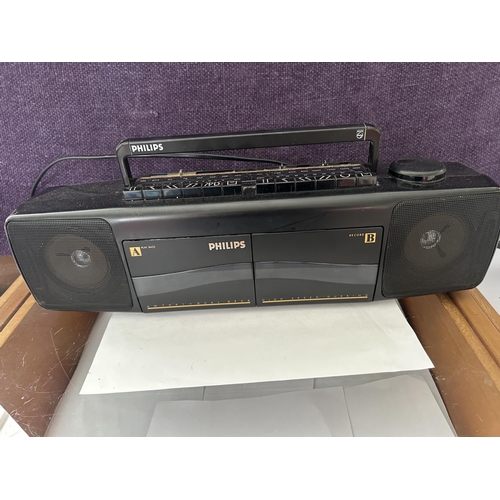 28 - Philips Radio-Cassette Recorder/Player