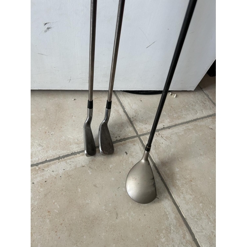 557 - Collection of 3 Vintage Golf Clubs